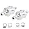Aluminum Alloy Check Valve for Automotive Diesel Fuel Pipeline 6/8/10/12mm Sizes Available for Machinery