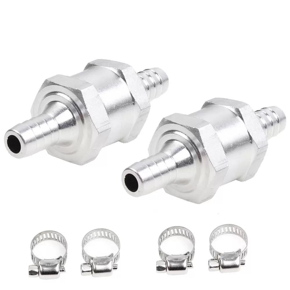 Aluminum Alloy Check Valve for Automotive Diesel Fuel Pipeline 6/8/10/12mm Sizes Available for Machinery