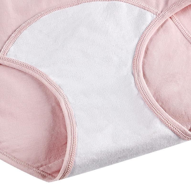 Plus-Size Women's Cotton Menstrual Underwear - Leakproof Period Panties