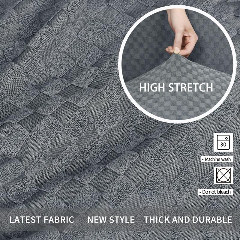 Huse pentru fotolii elastice din jacquard pentru cadă Huse de canapea din spandex pentru club, cafenea, bar, cu arc, huse pentru canapea pentru sufragerie, culoare solidă