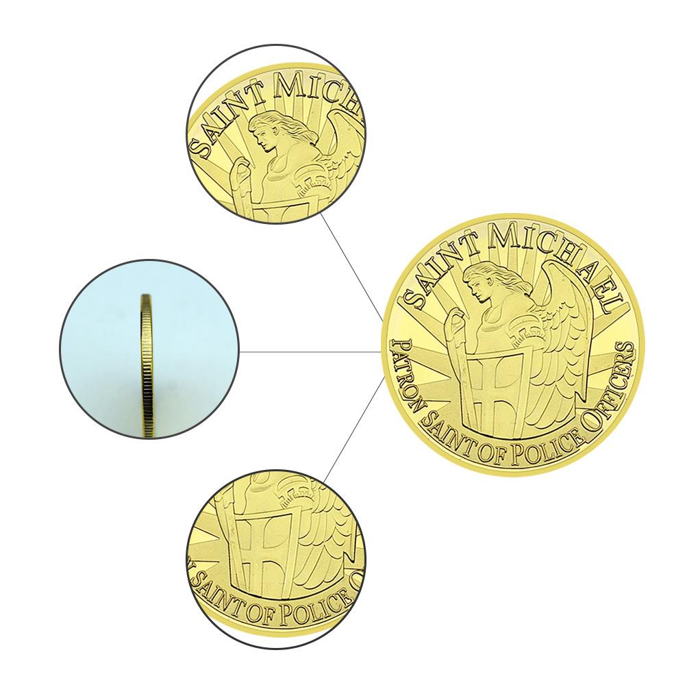 American Challenge Coin Guardian Commemorative Coin Gold Plated Badge Creative Coin Commemorative Coin Collection Gift Iron Art