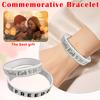 Creative Letter Silicone Commemorative Bracelet