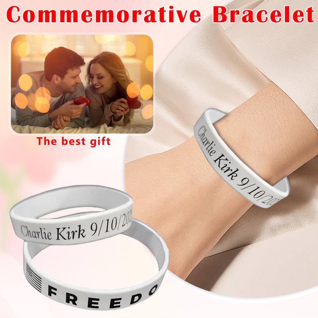 Creative Letter Silicone Commemorative Bracelet