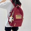 Schoolbag new schoolbag junior high school girl large capacity trend versatile backpack leisure travel backpack college bag