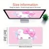 1pc Hello Kitty Cute PastelComputer Pad with Vibrant Game Machine Print, Mouse Pads for Desk0515010