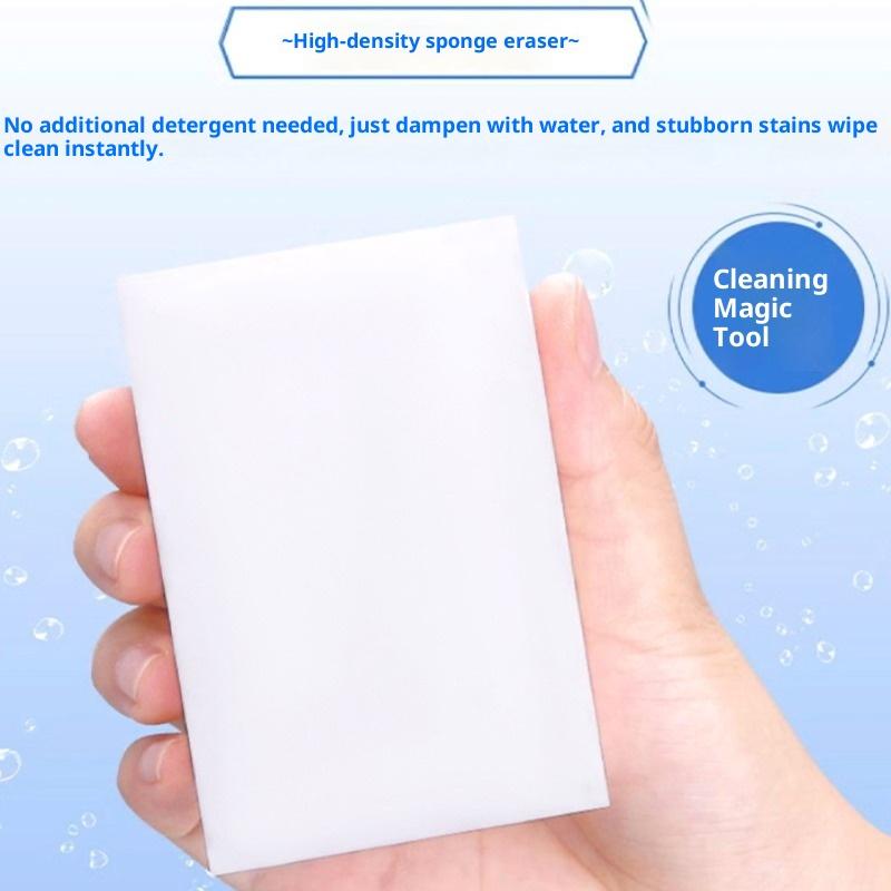 10Pcs Magic Sponge Cleaner Multi-Functional Melamine Cleaning Sponges For Pool Cue Household Bathroom Cleaning Tools