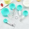 4/8Pcs/Set Plastic Multi Purpose Measuring Cup Measuring Spoon Stainless Steel Handle With Graduated Measuring Baking Tools