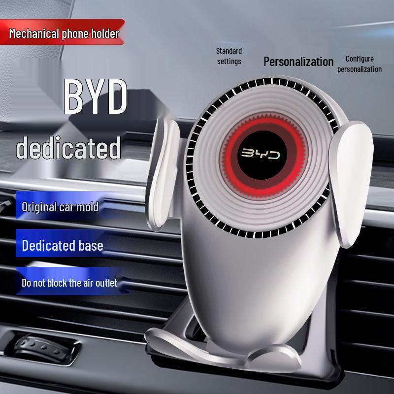 Compatible Gravity Car Phone Holder for BYD S6/S7/Song Pro/Han EV/Qin Navigation Systems