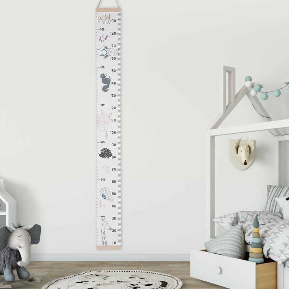Cute Wall Sticker Height Measure Growth Chart Home Room Decoration Child Toy#1