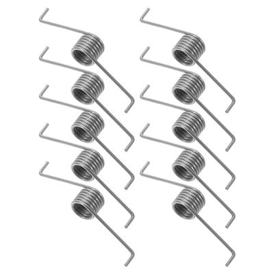 10pcs Small Torsion Spring Trash Can Spring Outdoor Camping Home Hand-Press Foot Pedal Storage Bucket Lid Opening Push Switch