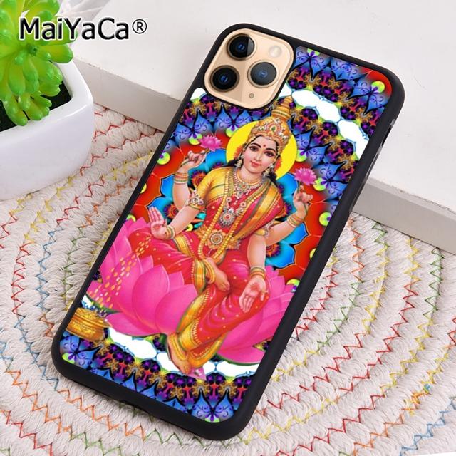 MaiYaCa Lakshmi Hindu Goddess Phone Case Cover For iPhone 17 Air 13 14 16 16e 15 pro max plus 11 12 shell  coque