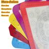 Silicone Baking Mat with Measurement for Oven, Colorful Non Stick Reusable Bakeware Sheet Liner for Make Macaron, Cookie, Pastry