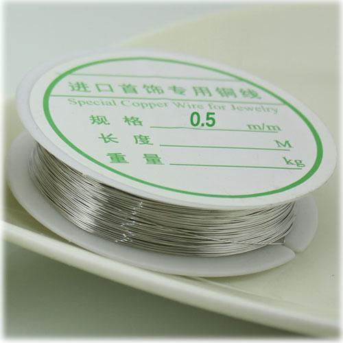 0.2mm-1mm Golden Silver Plated Copper Wire String Thread Metal Beading Wire for Necklace Bracelet Accessories Jewelry making DIY