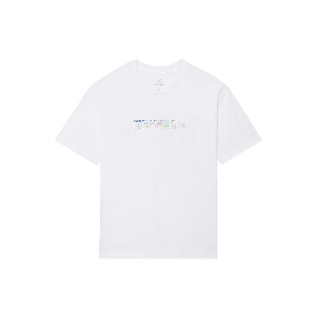 Li Ning X Glare, Li Ning X Glare Collaboration, Wade Collection T Shirt Unisex White AHSS643-2