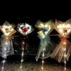 Flower Decoration DIY Kit Valentine's Gift LED Bouquet Flashing LED Handheld Flower Light For Unique Gift Idea Wedding Decor