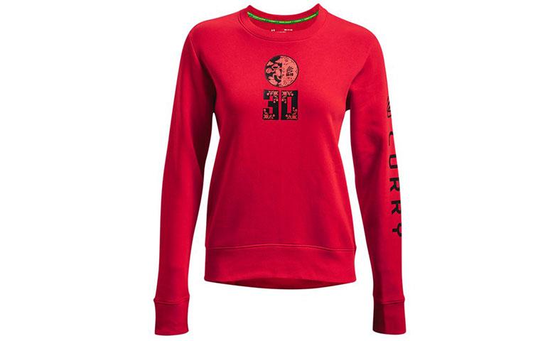 Under Armour X SESAME STREET Sesame Street Sweatshirts Women s Red Crew Neck Moderate Other 1369637-600 XS