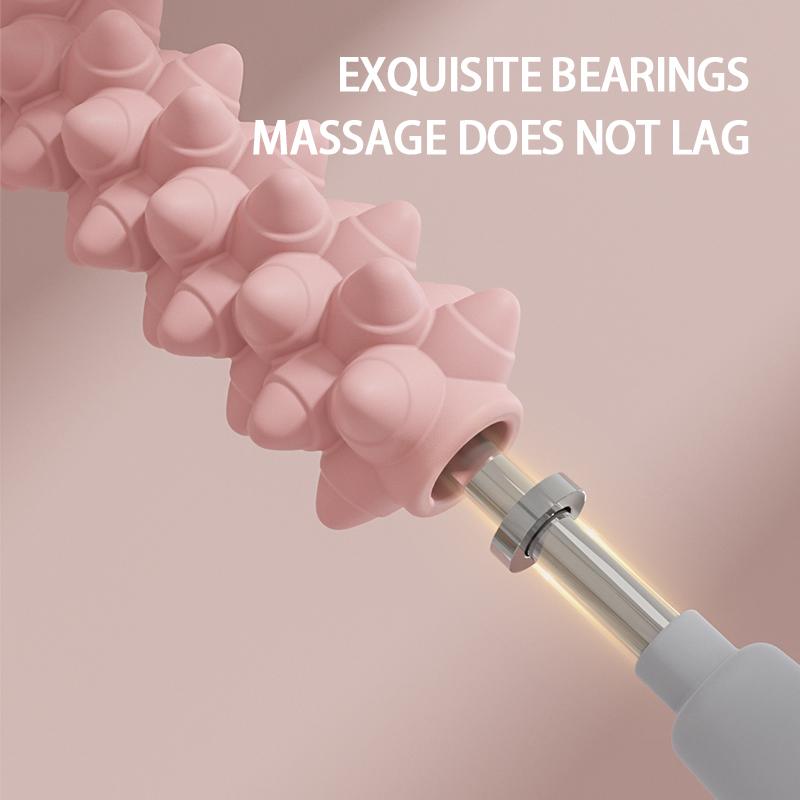 Yoga Massage Stick Yoga Fitness Wolf Teeth Muscles Massage Stick Calves Thighs Quadriceps Arm Forearm Relaxation Artifact Roller