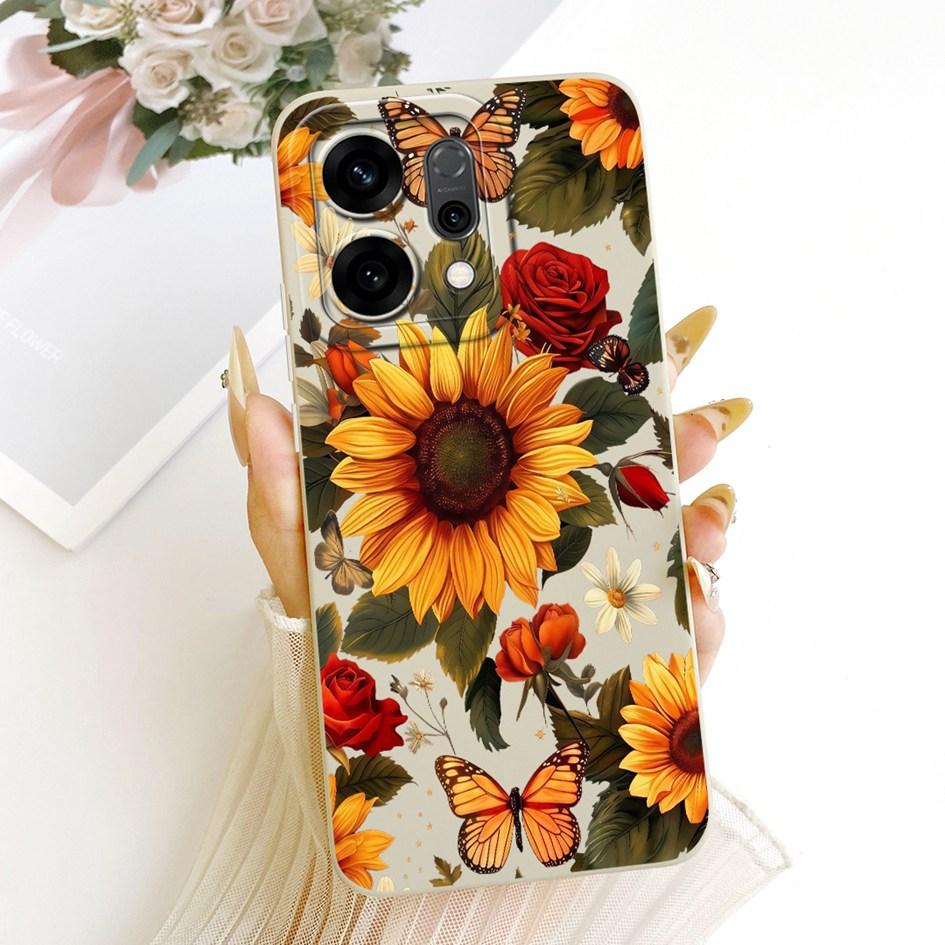 Cute Cartoon Phone Case For OPPO Reno 14 Cover Reno14 Pro Shockproof Silicone Funda Matte Bumper on OPPO Reno14Pro 5G Soft Shell