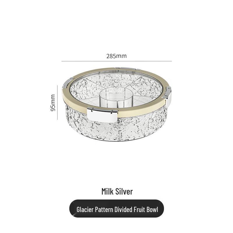 Divided Snack and Nut Storage Box with Lid