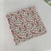 New cotton and linen British breathable floral cotton square scarf silk scarf headband fresh scarf spring and autumn headscarf scarf versatile