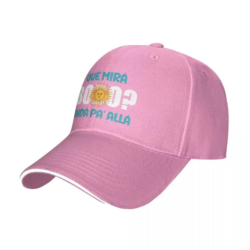 Que Miras Bobo Baseball Caps Retro Messi Argentina Sandwich Cap Men Women Adjustable Headwear Outdoor