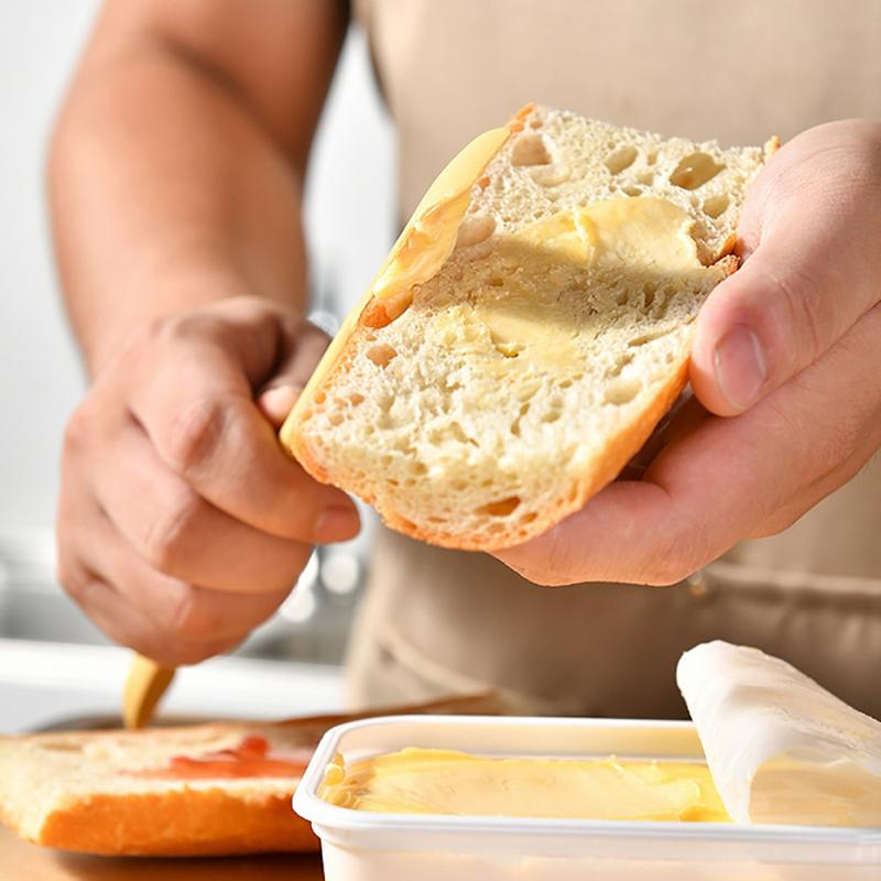 1 st Silikonspatel Värmebeständig Långt Handtag Dubbelsidig Skrapa Med Sked Syltspatlar Kökspryl Kökstillbehör