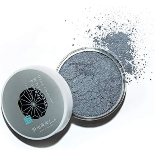 Noshu Hemp Charcoal Lab Hemp Charcoal Whitening Powder, Charcoal Toothpaste with Apatite, Baking Soda, and Manuka Honey for Teeth Whitening, Non-Abras