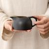 Japanese-style Black Pottery Fair Cup Kung Fu Tea Set Accessories Male Cup Tea Leak Set Simple Ceramic Tea Sea Hand Grab Tea Set
