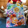 Game C-Crash B-Bandicoot Throw Flannel Cozy Print Blanket, Portable, Durable Machine Washable cute Cool