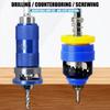 Adjustable Depth Stop Counterbore Drill Bit Set Countersink Drill Bit For Precise Woodworking 3.2mm To 4.8mm Tapered Bit