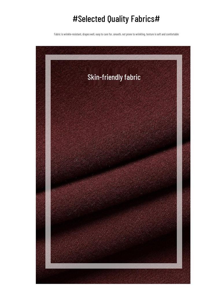 2025 Spring/Fall Two-Piece Collar Long Sleeve Top for Middle-Aged and Elderly Women