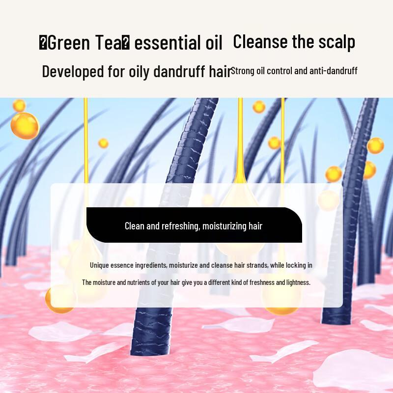 Oubesi Green Tea Anti-Dandruff Shampoo 500ml