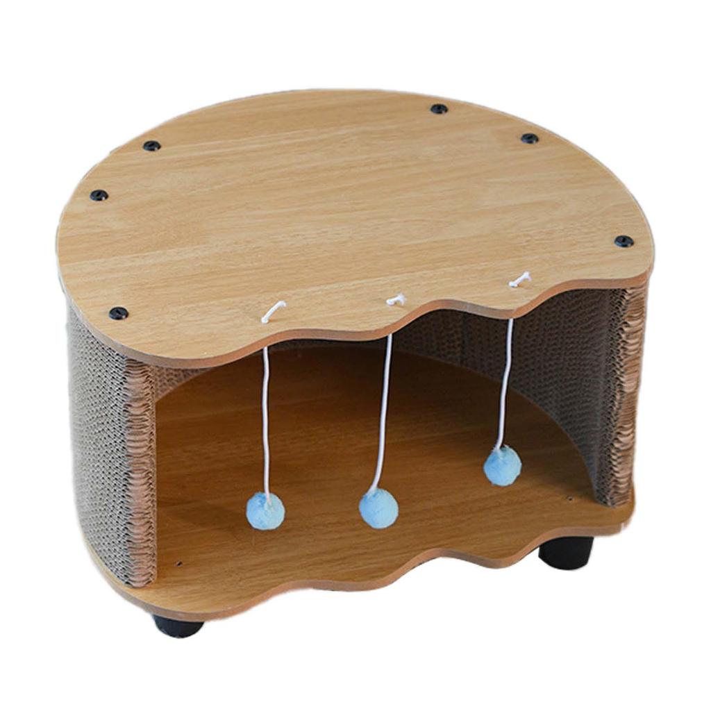 Cardboard Cat House Cat House for Cats to Grind Paws Rest and Play Thickened Material Home Decor Play House Scratcher Pad Toy