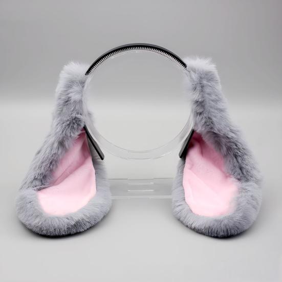 Hair Hoop Adjustable Comfortable Fit Elastic Festive Easter Headband with Playful Animal Ears