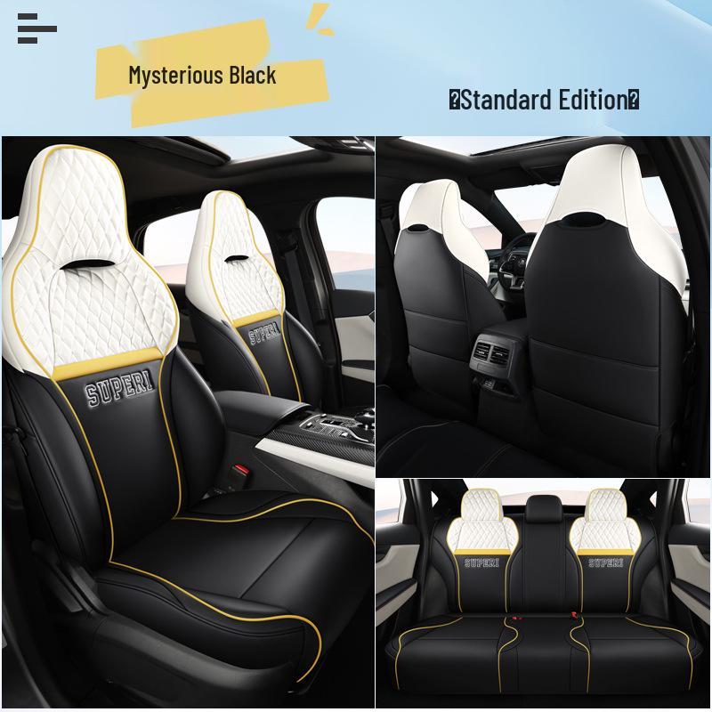 BYD Qin Plus EV/DMI Full Wrap Leather Seat Covers – All-Season, 5-Seat Set