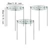 3 Pieces Peony Cages and Supports Peony Support Frame Plant Support Stakes Supports Hoops for Tomato Flopping Flowers Vegetables