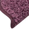 Step Mats 15 Pcs. 65 X 21 X 4 Cm Dark Violet Semi Round Large