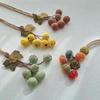 New Curtain Tiebacks Binding Straps Creative Pumpkin Decoration Embellishment Binding Straps Adjustable Gauze Collapse Pendant