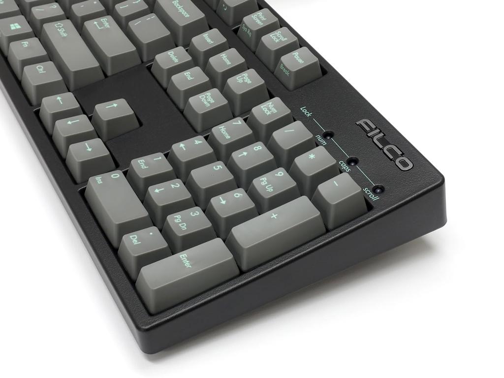 FILCO Majestouch SGK Englisches Layout in voller Größe, 104 Tasten, CHERRY MX Red Axis, geformte himmelgraue PBT-Tastenkappe mit 3 roten Tastensperren, Schwarz + zweifarbig