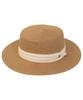 Yunibeosyeolkemiseuteuli Sweet Brown Flat Panama Hat Panama Hat