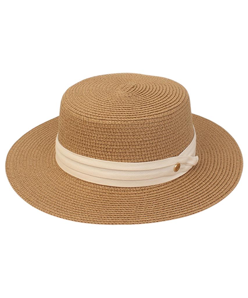Yunibeosyeolkemiseuteuli Sweet Brown Flat Panama Hat Panama Hat