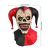 Eye Catching Full Head Clown Mask for Adults Halloween Cosplay Adjustable Eye Holes Latex Party Costume Prop
