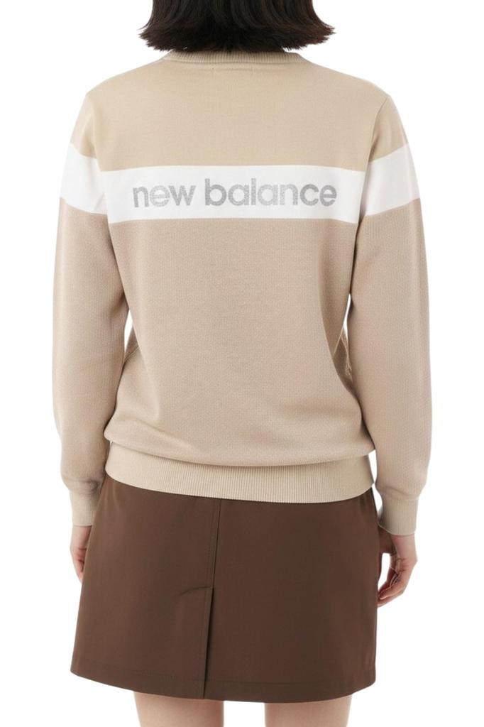 Golf Crew Neck Knit Brand 1 [New Balance] (Stretchable, Logo) / Women's / 012-6270501 042_SHIPYARD [M]
