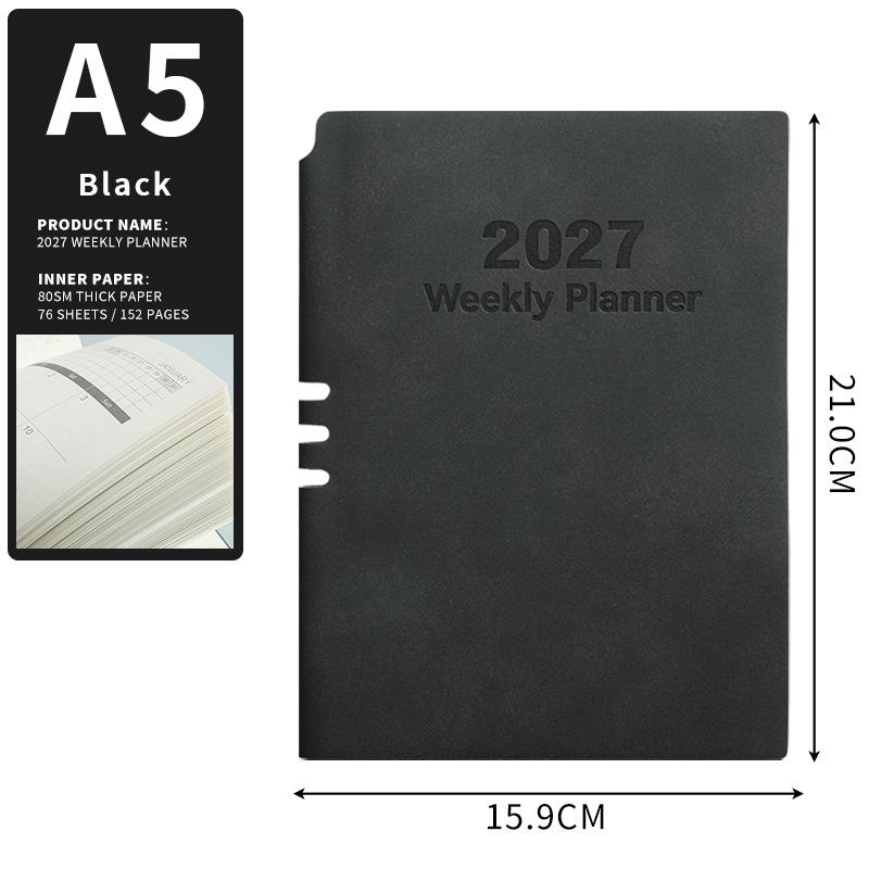 2027 Weekly English Planner: 365-Day Cross-Border Edition