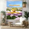 Biene Maja Custom Your Name Wall Decor Tapestry Art For Pet Memorial Birthdaywedding Party Backdrop Family Gift