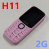 H11 2G GSM Cheap Button Phone Big Keyboard Feature Mobile Phone Bar Cellphone Small Celluar Phone for Elderly
