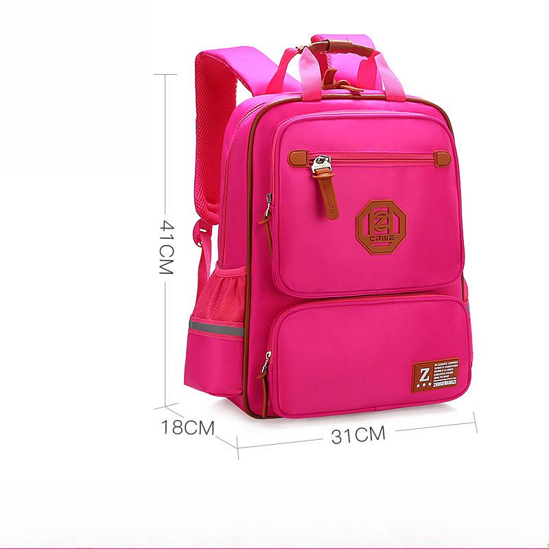 British-style Schoolbags for Primary School Students and Children, Load-reducing Backpacks