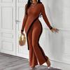 Two Piece Sets For Women Casual Loose Long Sleeve Shirts And High Waisted Drawstring Shorts Tracksuit Fall Outfits