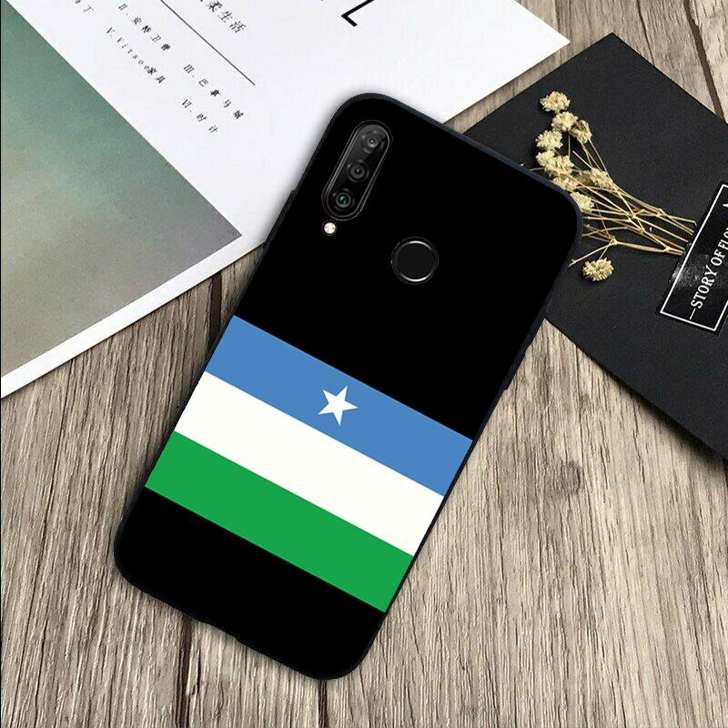Puntland State Somali Flag For Huawei Nova 11 9 10 SE Y70 Y60 Y90 Y61 Y91 Y73 Y72 12i 11i 8i P30 P40 Lite P60 Pro Case
