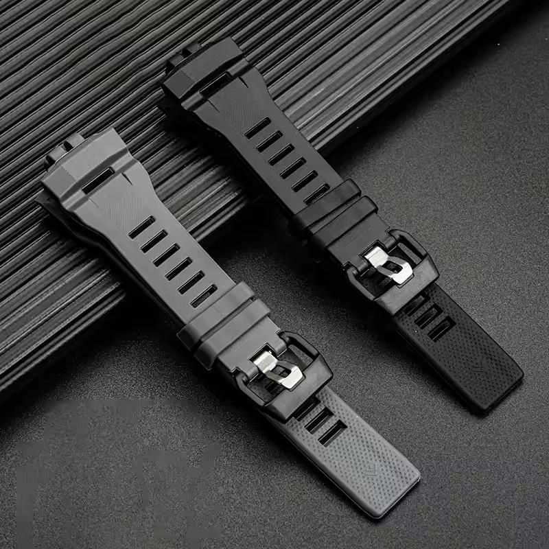 Men Silicone Straps Sports Waterproof For Casio GBD-200-1A GBD-200RD-4 GBD-200 Rubber Replacement Watchband Watch Accessories